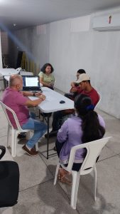 Reunião com professores da EJA/FIC de Mata Grande